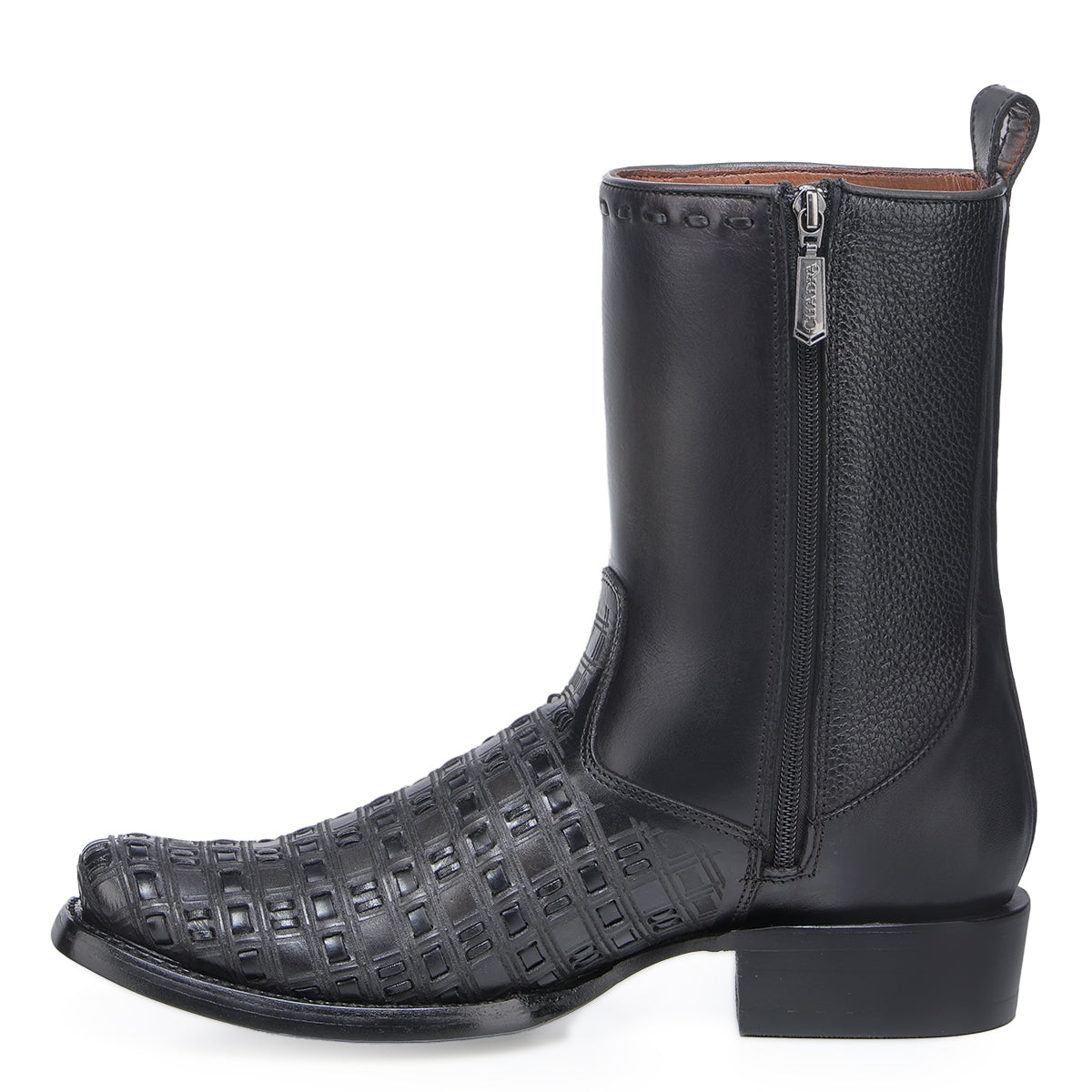 OXFORD LASER & WOVEN & ZIPPER NARROW SQUA CU941