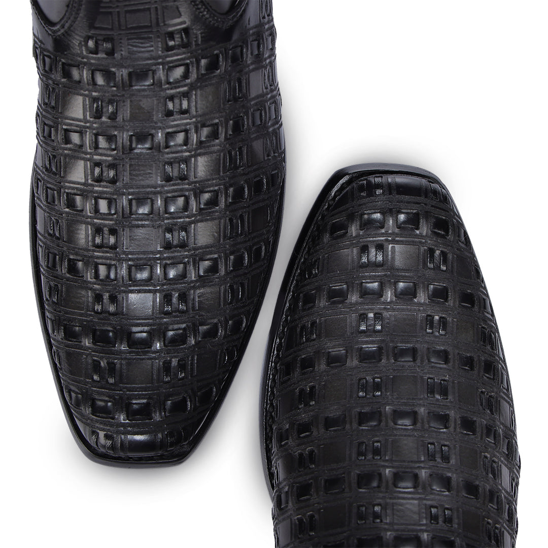 OXFORD LASER & WOVEN & ZIPPER NARROW SQUA CU941