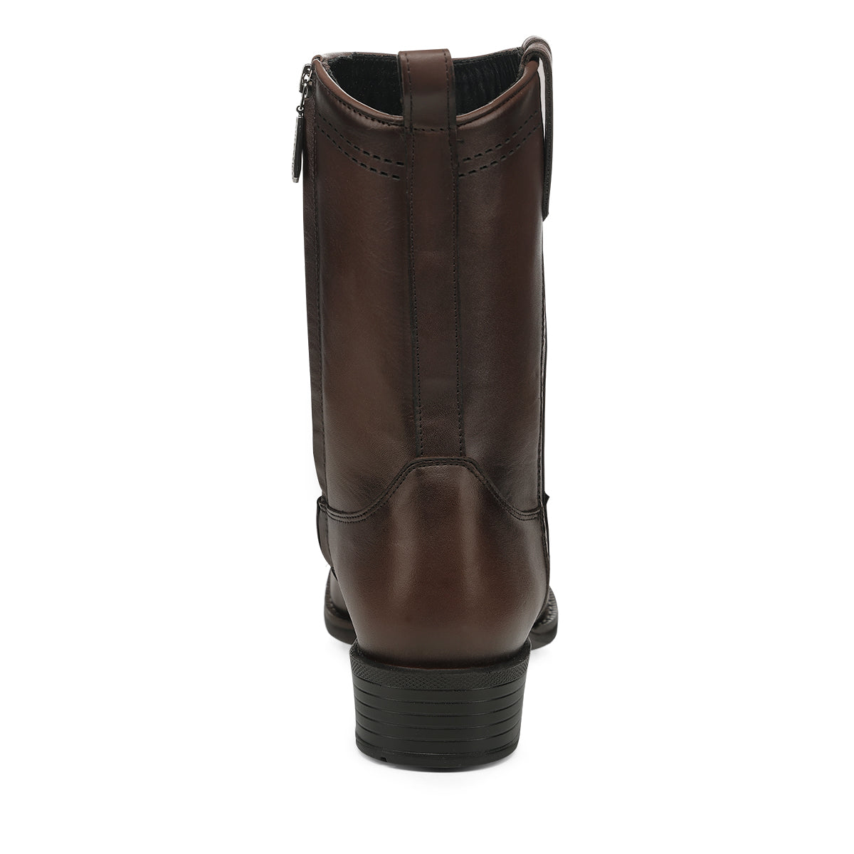 Cuadra Brown Ostrich Leg Laser & Zipper CC346