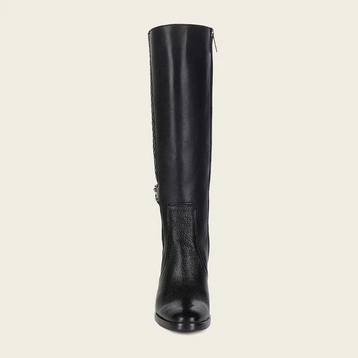 BOOT BLACK DEER/COWHIDE