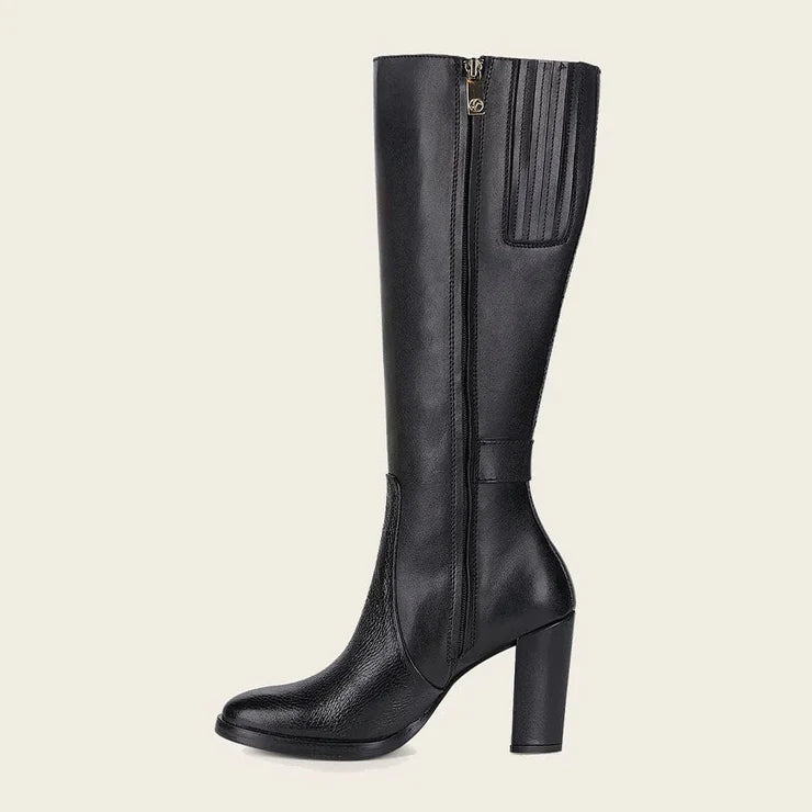 BOOT BLACK DEER/COWHIDE