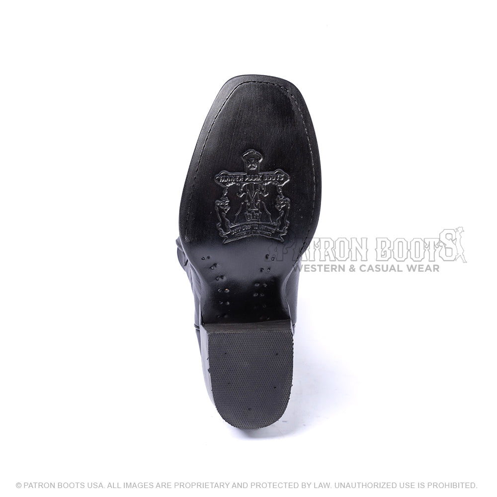 Tanner Mark Boots Black Classic Calf Texas Gold