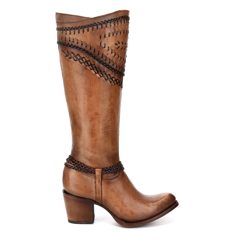 Cuadra Sand Zipper & Woven & Studs & Harness CU213