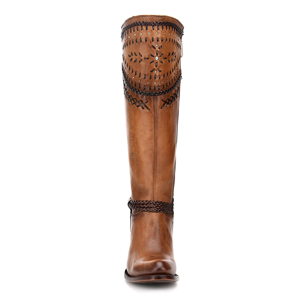 Cuadra Sand Zipper & Woven & Studs & Harness CU213