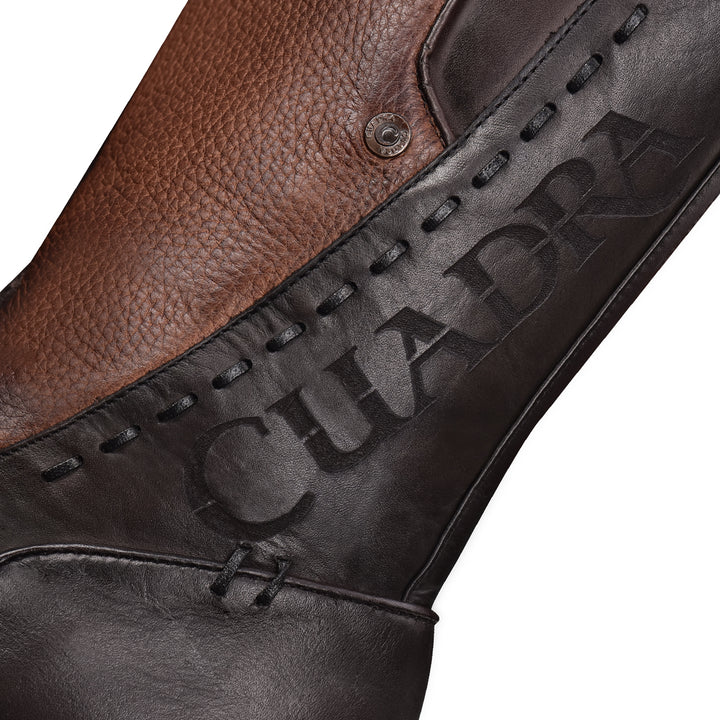 Paris Maple Deer Laser & Woven Round Toe