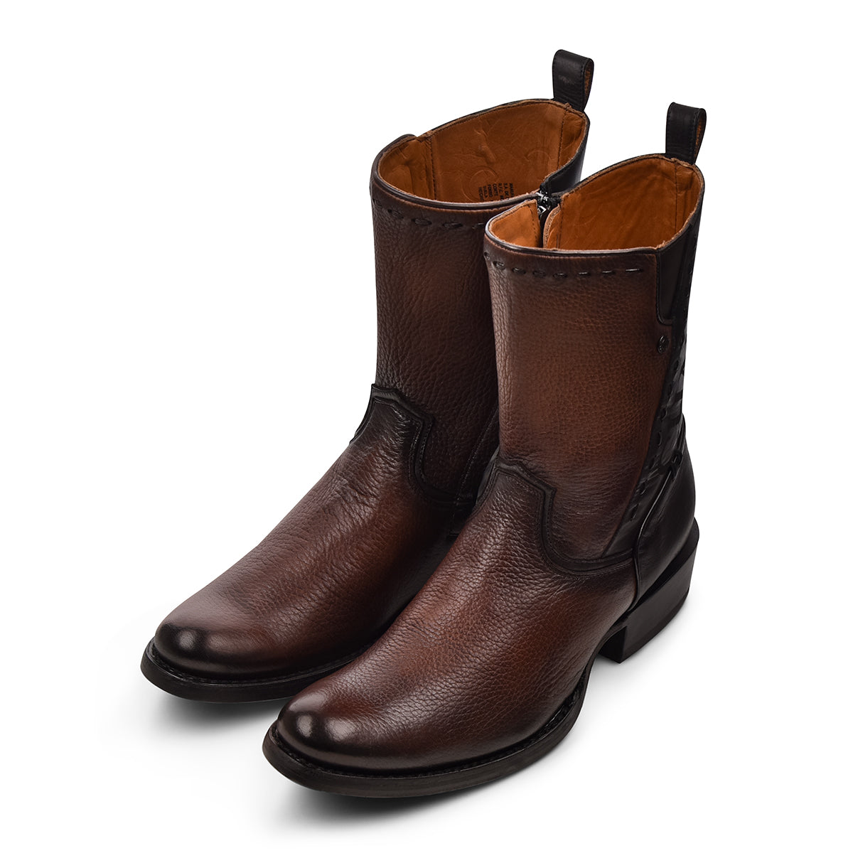 Paris Maple Deer Laser & Woven Round Toe