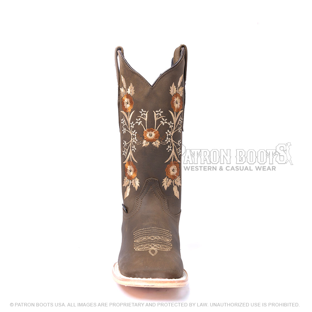 Cuatrero Boots Dama Texas Arya Choco