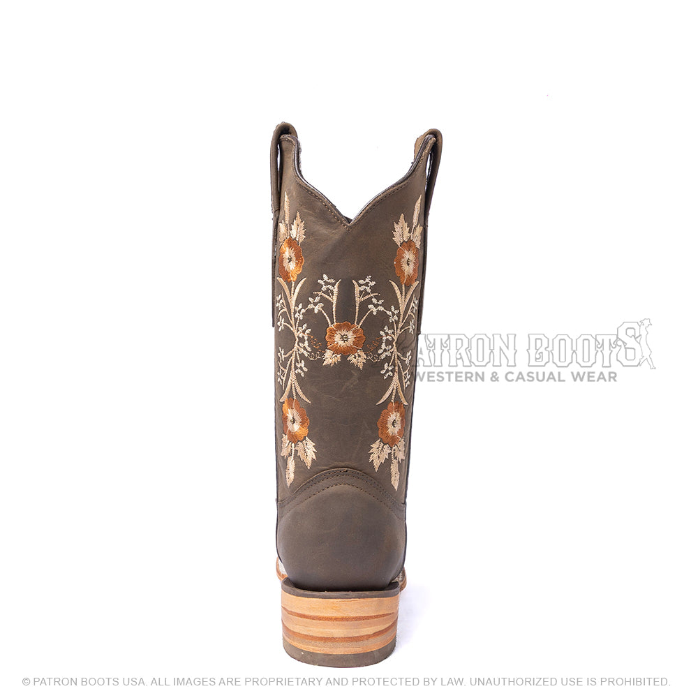 Cuatrero Boots Dama Texas Arya Choco