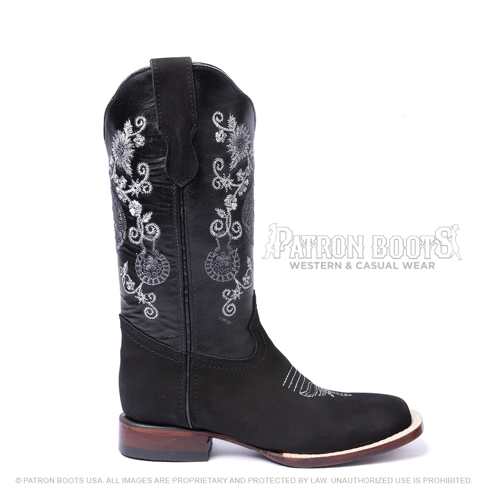 Los Angeles Boots Nobuck Negro - 306305