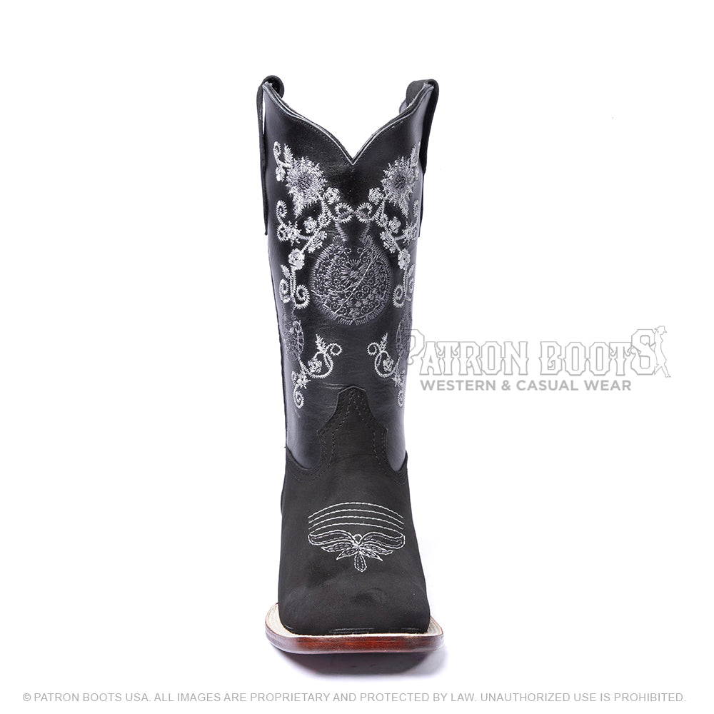 Los Angeles Boots Nobuck Negro - 306305