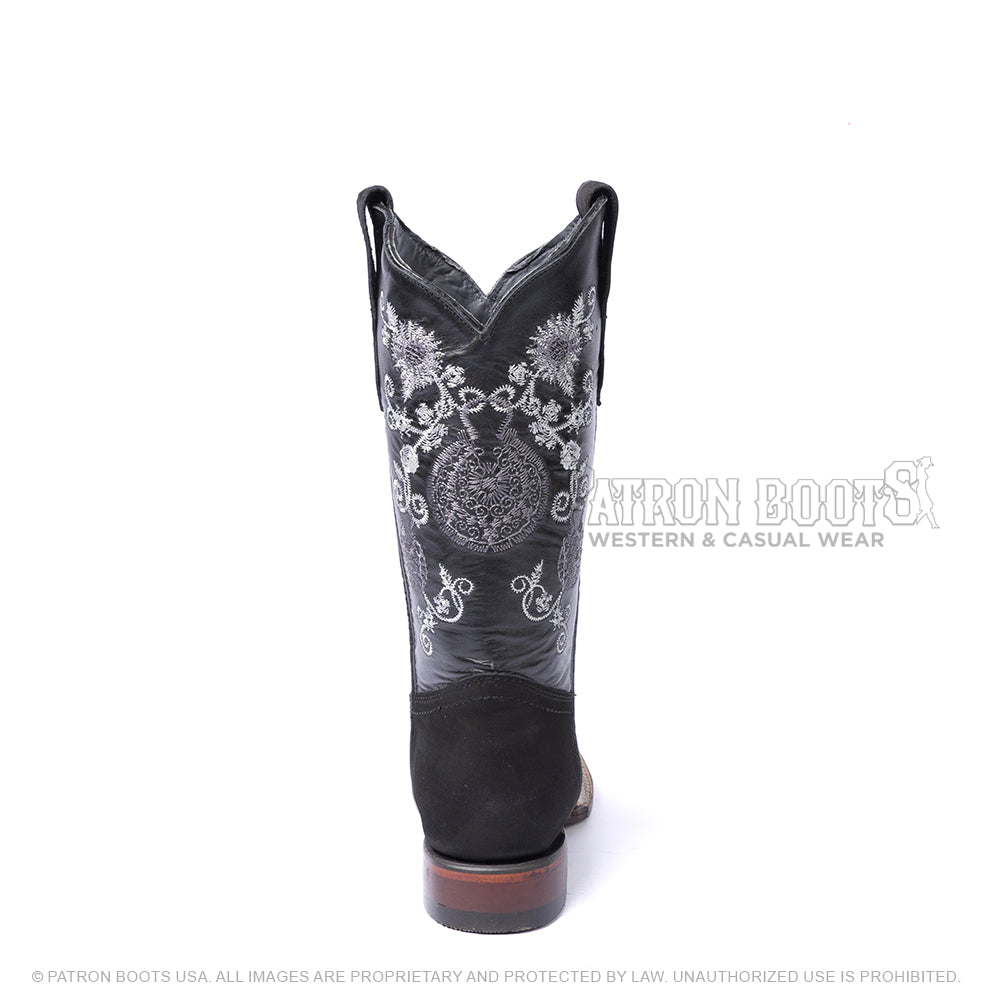 Los Angeles Boots Nobuck Negro - 306305