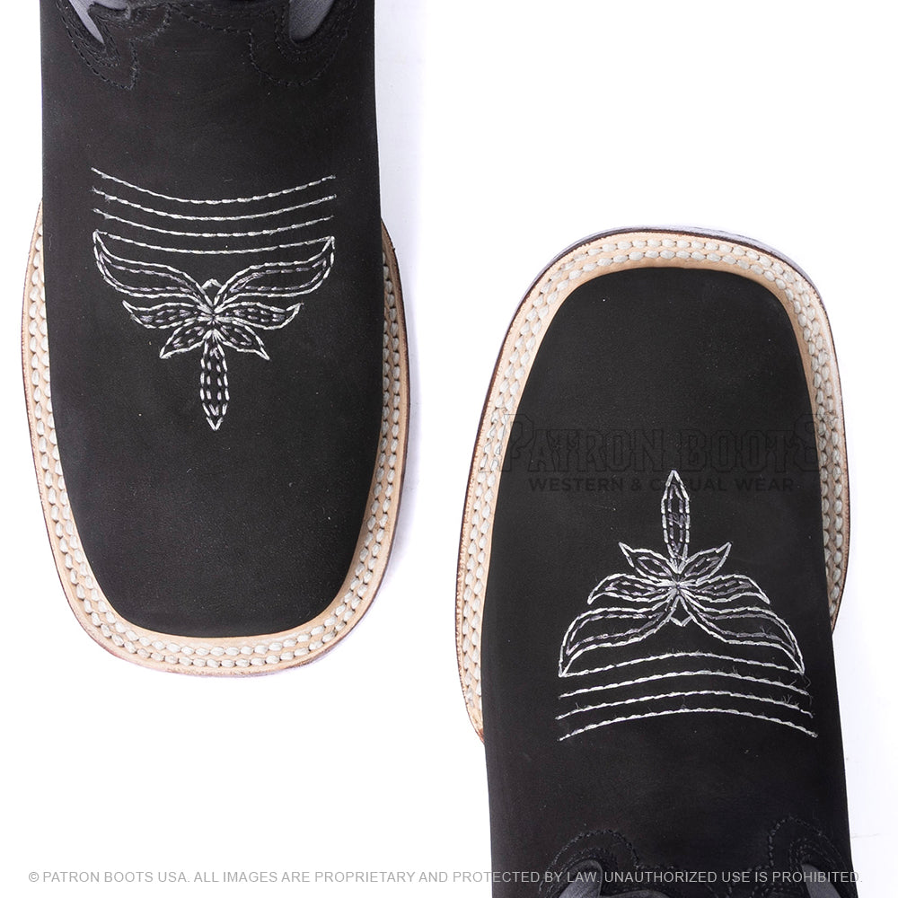 Los Angeles Boots Nobuck Negro - 306305