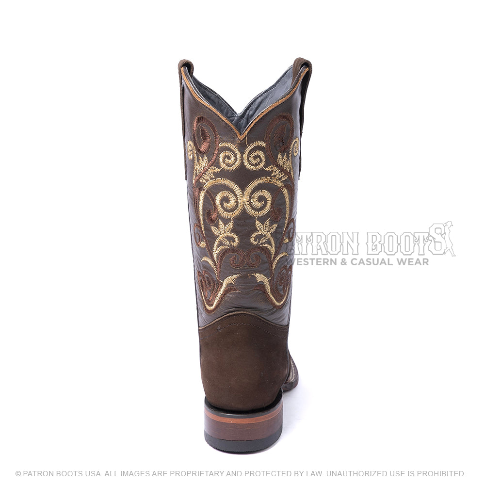 Los Angeles Boots Nobuck Cafe 306307