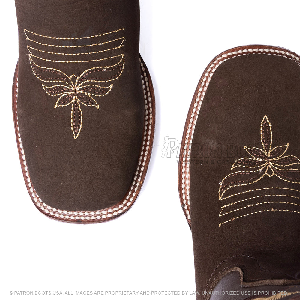 Los Angeles Boots Nobuck Cafe 306307