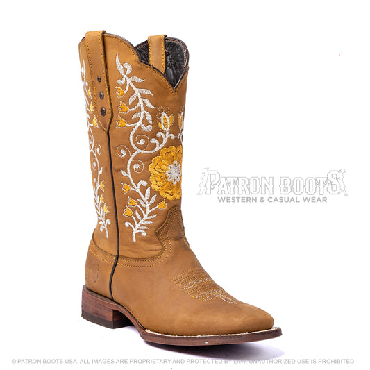 Botas Artillero Crazy Honey H-32 Flor