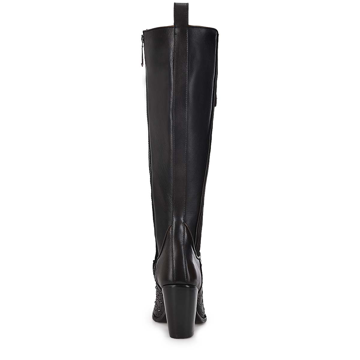 Maple Zipper & Studs & Laser Round Toe