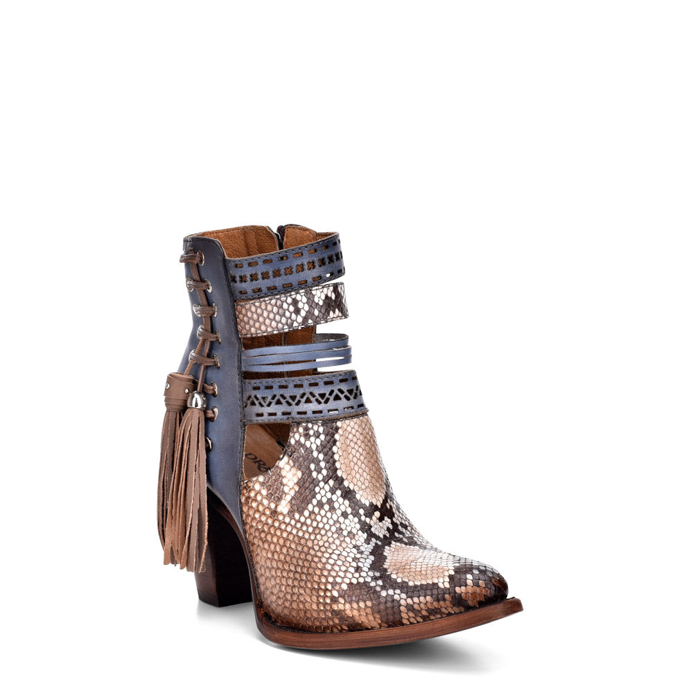 BLUE PYTHON FRINGE & LASER CU370