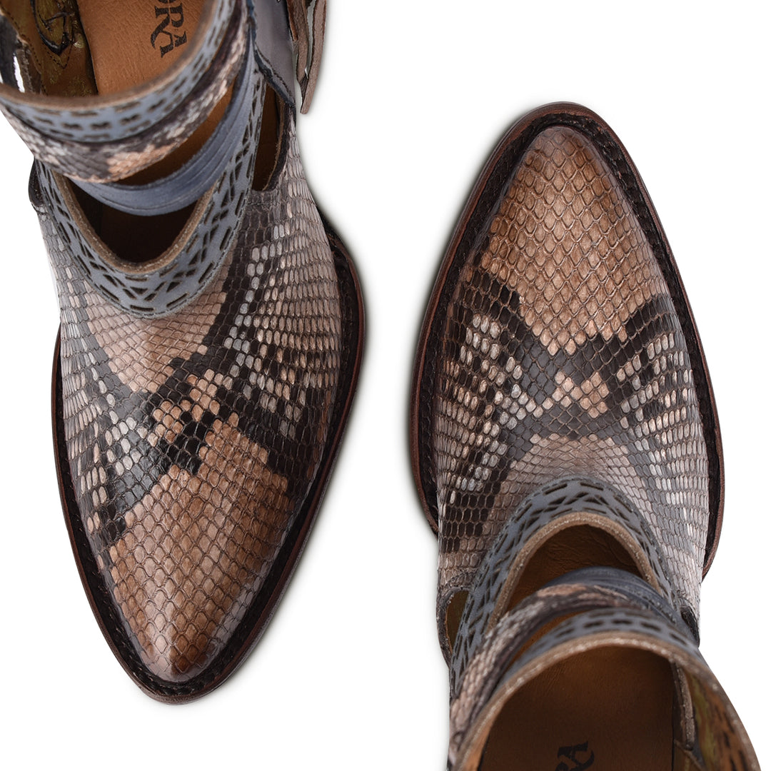 BLUE PYTHON FRINGE & LASER CU370