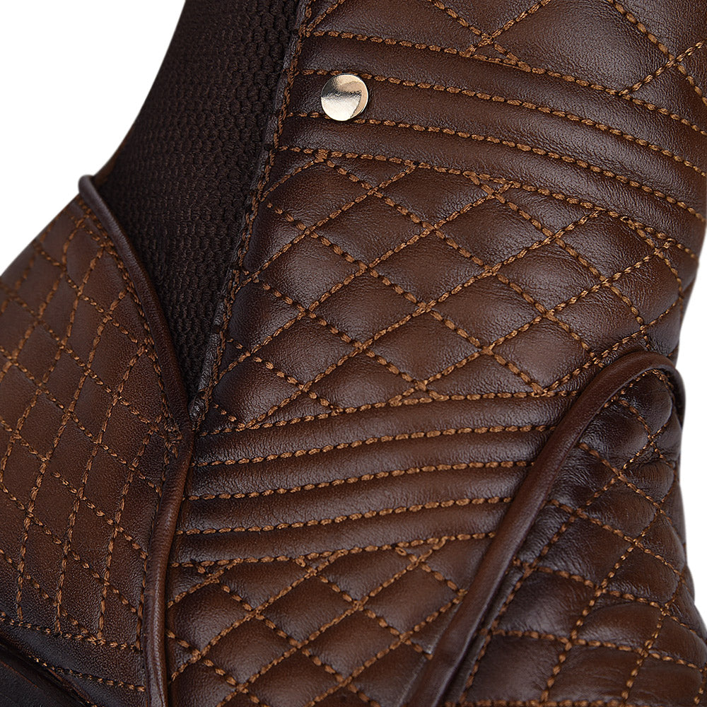HONEY EMBROIDERY ROUND TOE