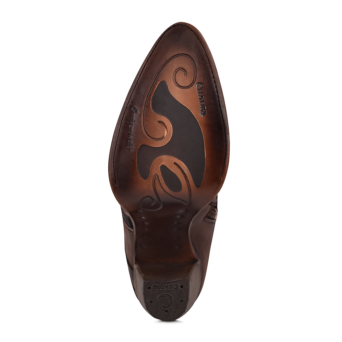 Honey Laser & Woven Round Toe