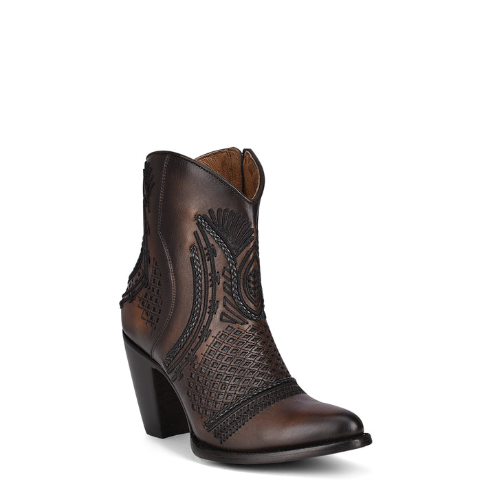 Maple Shading Laser & Embroidery & Woven Round Toe