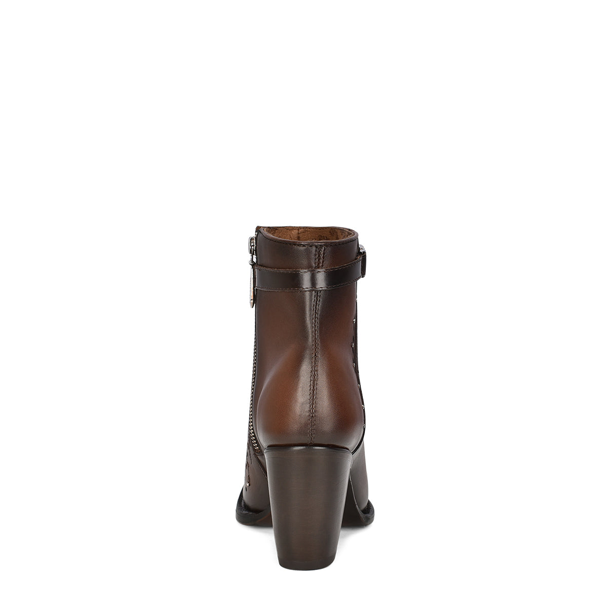 Honey Embroidery & Studs & Harness Round Toe