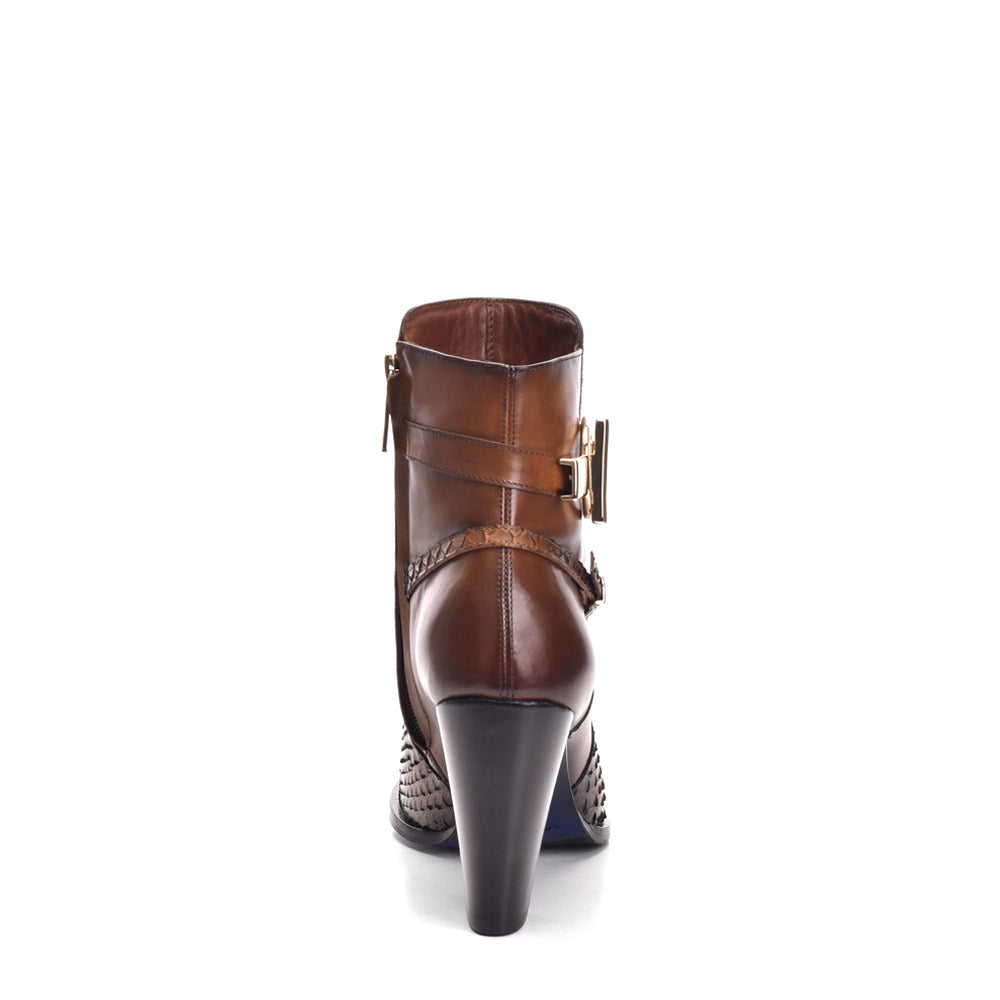 Tobacco Python M/Cowhide Harness Boot