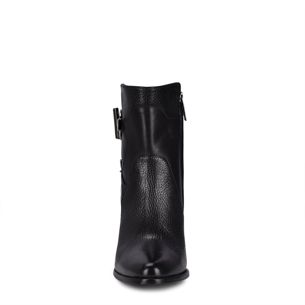 Black Deer Zipper Round Toe