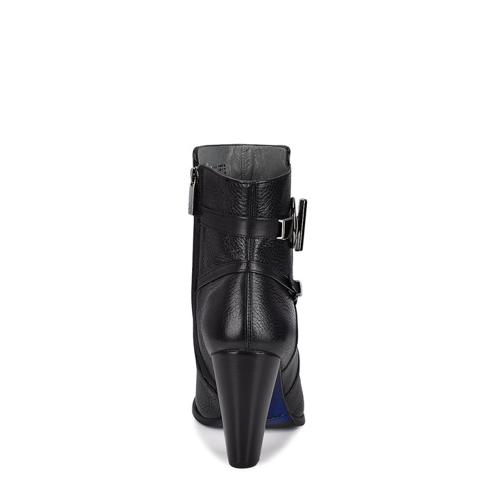 Black Deer Zipper Round Toe