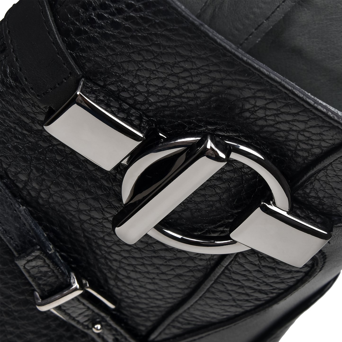 Black Deer Zipper Round Toe