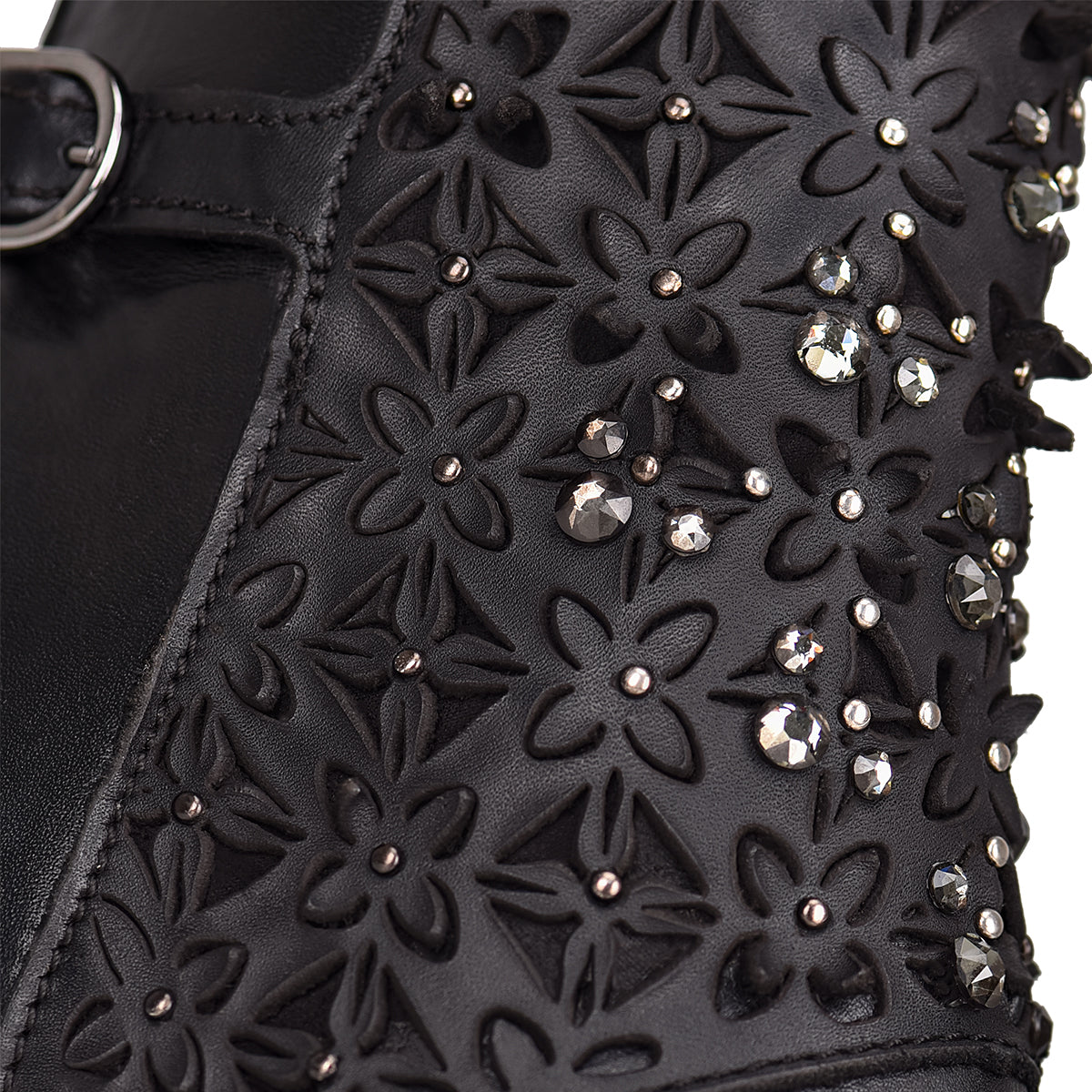 Cuadra Black Laser & Crystals CU439