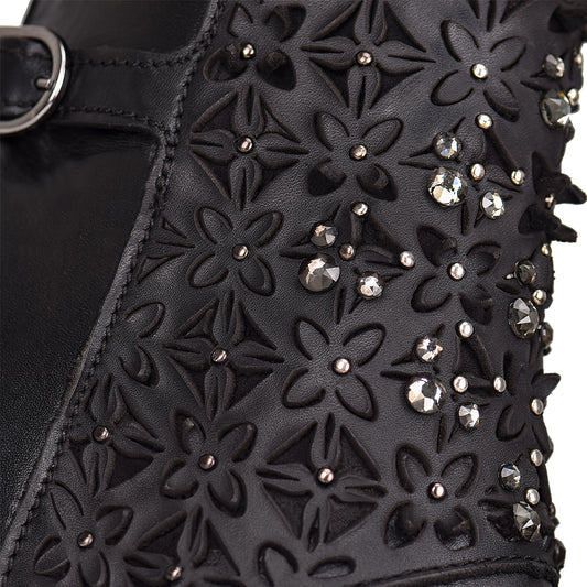 Cuadra Black Laser & Crystals CU439