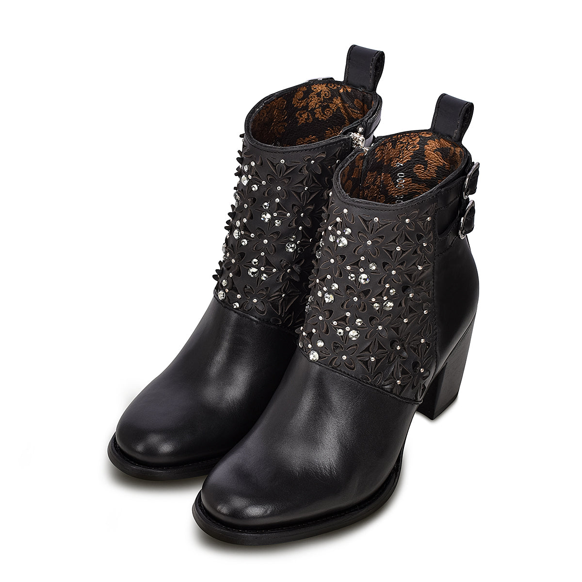 Cuadra Black Laser & Crystals CU439