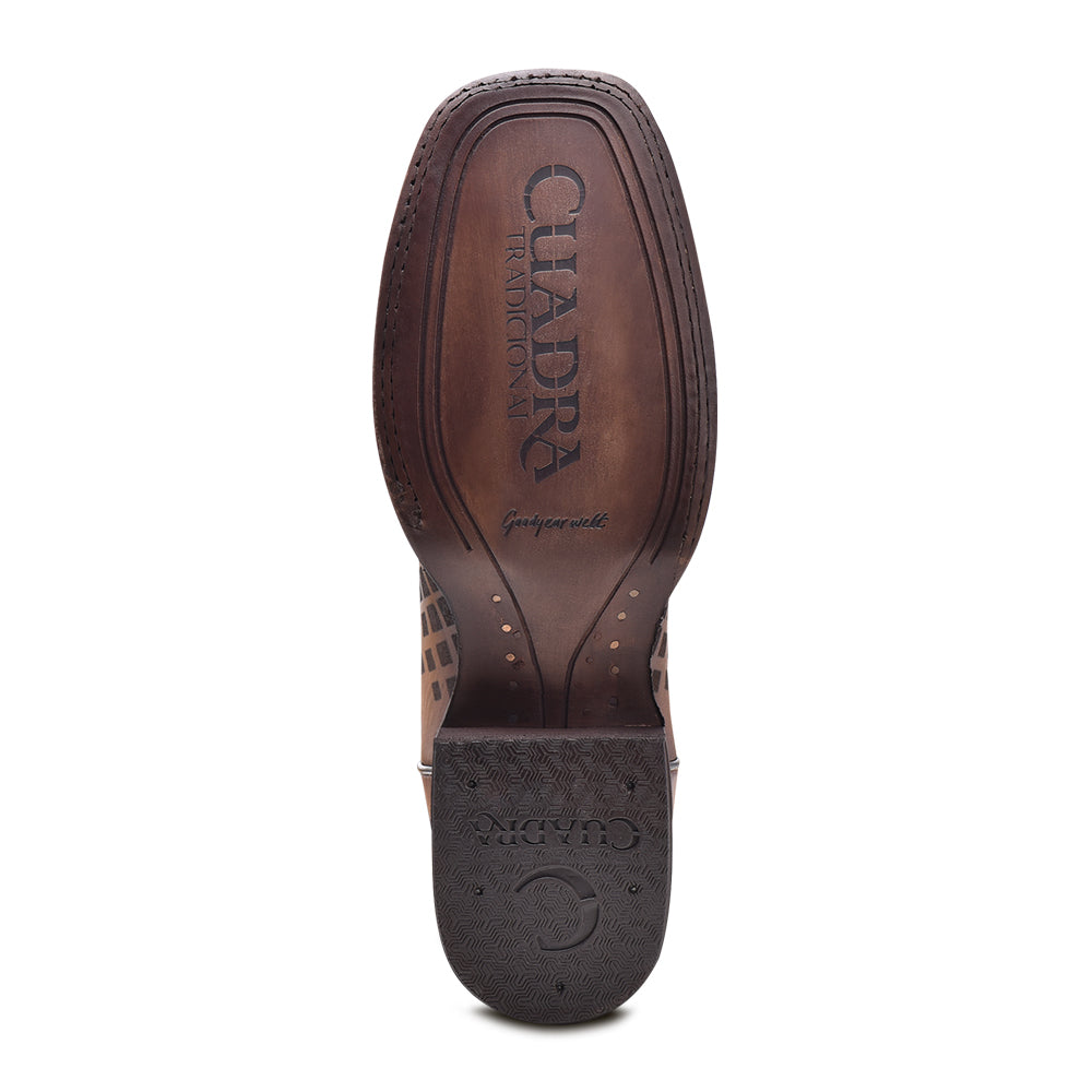 Over Honey Laser & Embroidery & Woven Square Toe
