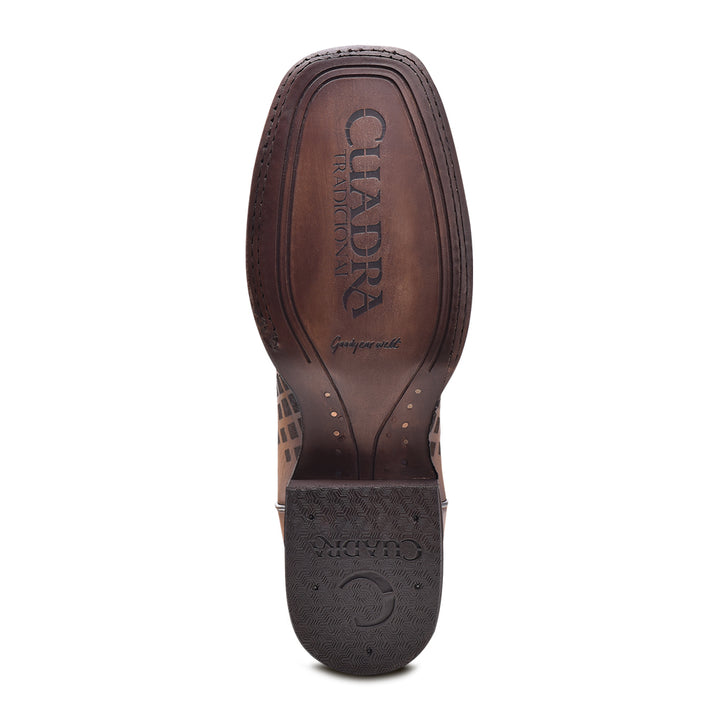 Over Honey Laser & Embroidery & Woven Square Toe