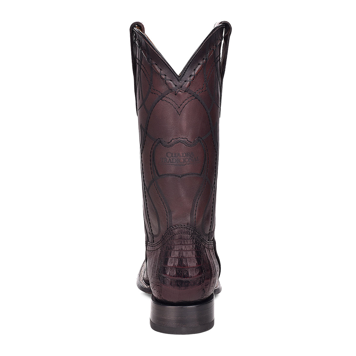 Cuadra Black CHerry Caiman Laser & Embroidery  Toe CU465
