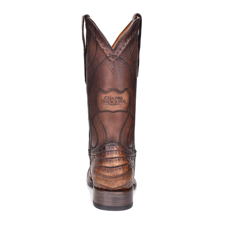 Porto Maple Caiman Laser & Embroidery Square Toe