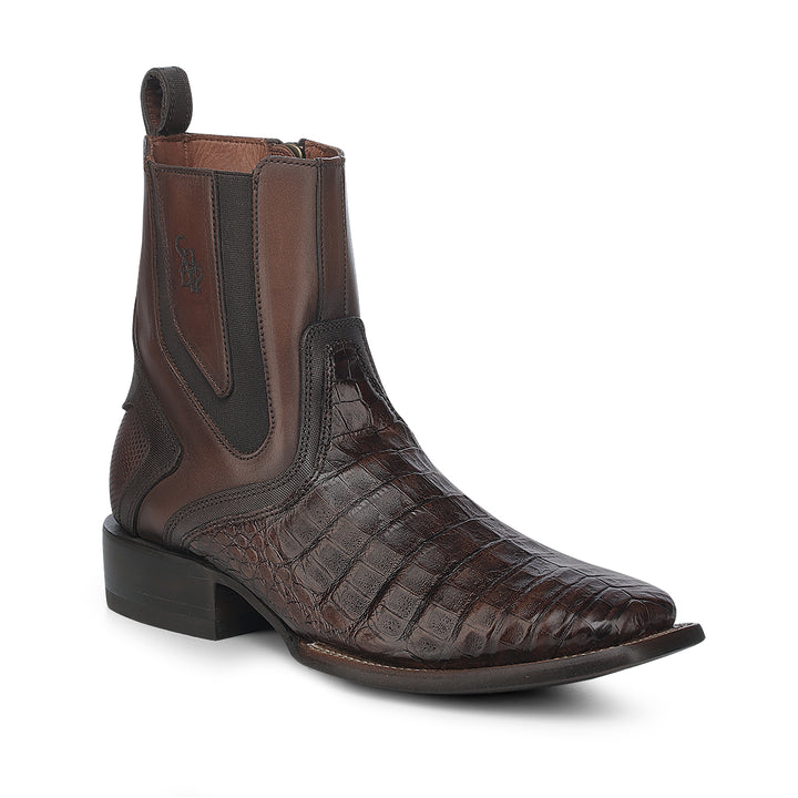 Honey Caiman Zipper & Elastic