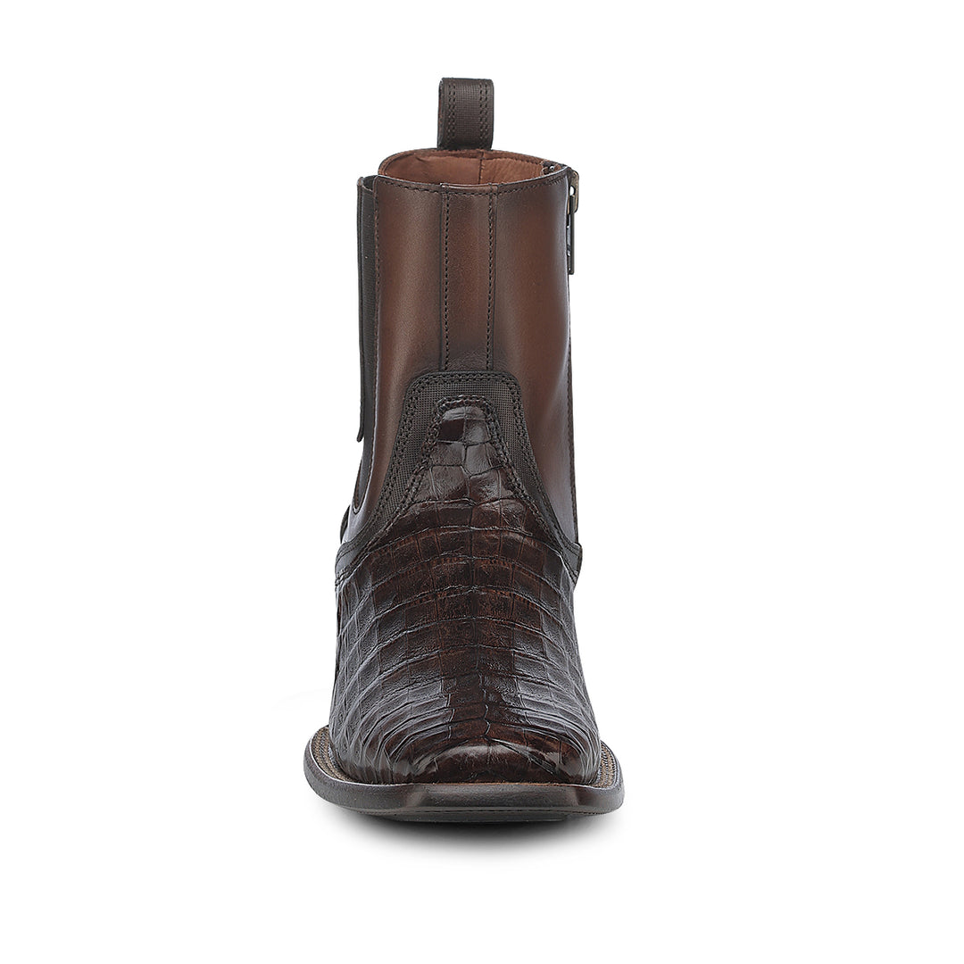 Honey Caiman Zipper & Elastic