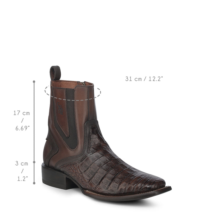 Honey Caiman Zipper & Elastic