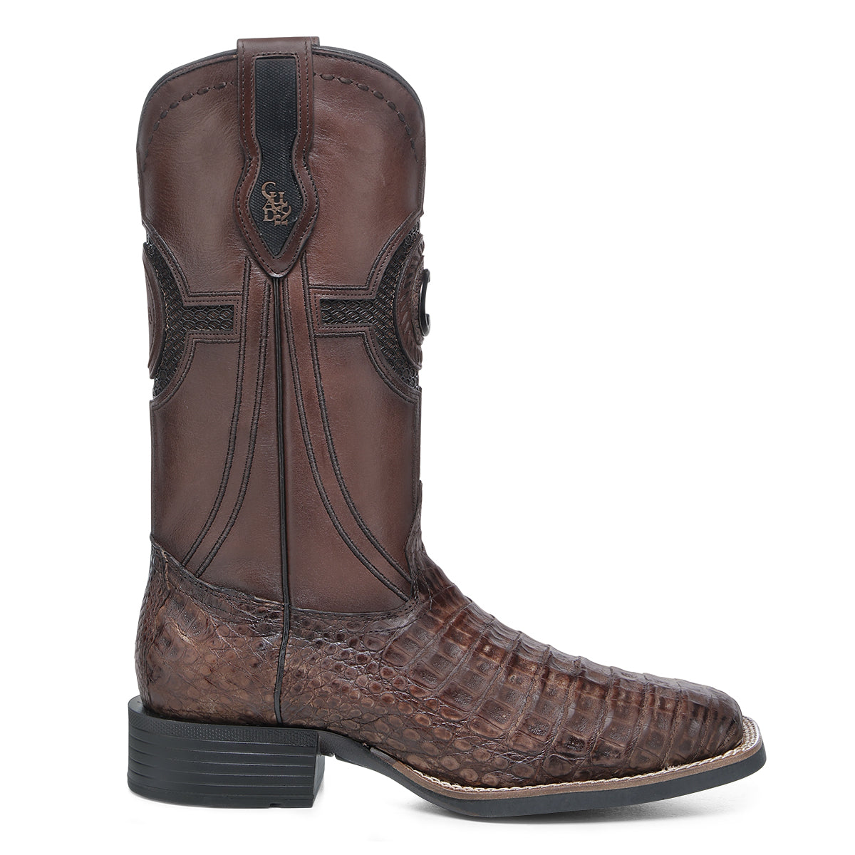 Cuadra Brown Caiman Embroidery CU975