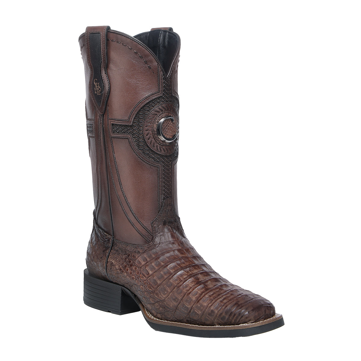 Cuadra Brown Caiman Embroidery CU975