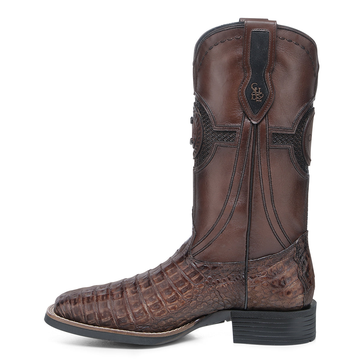 Cuadra Brown Caiman Embroidery CU975