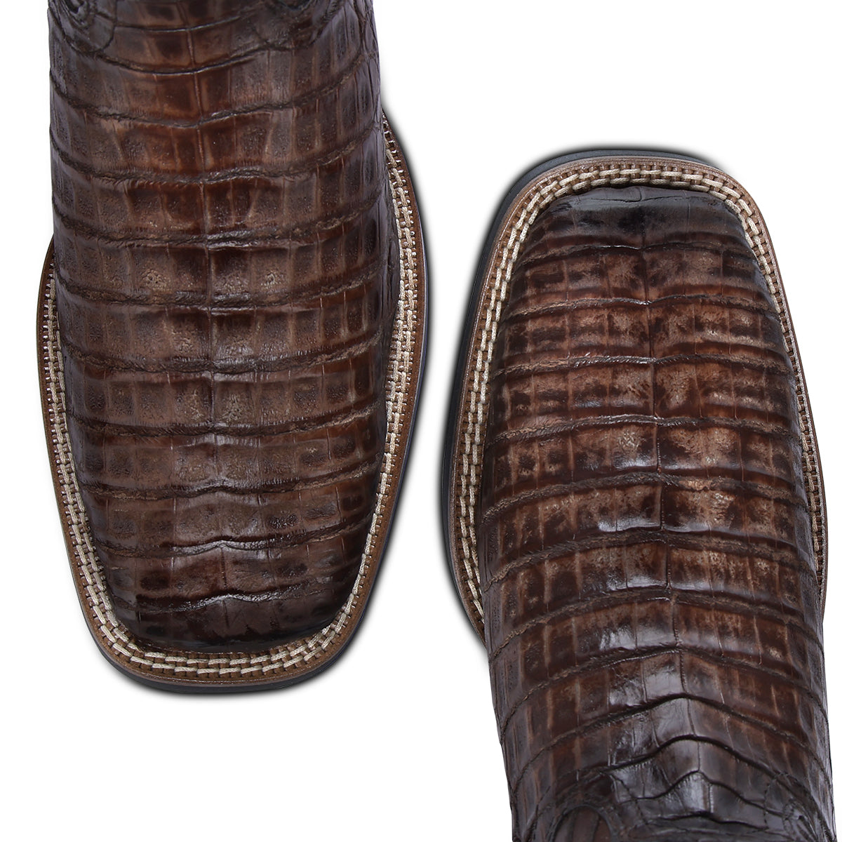 Cuadra Brown Caiman Embroidery CU975