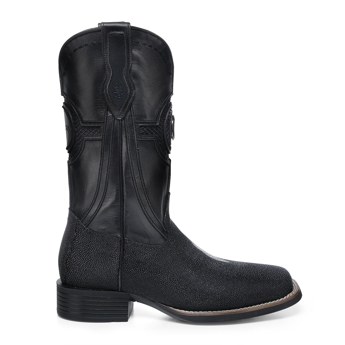 Cuadra Black Stingray Embroidery & Laser Woven CC221