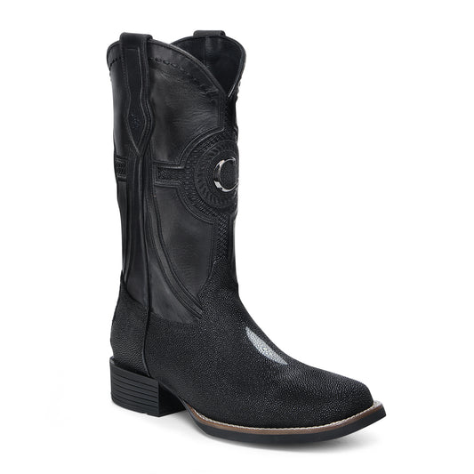 Cuadra Black Stingray Embroidery & Laser Woven CC221