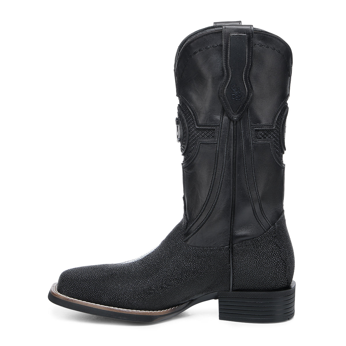 Cuadra Black Stingray Embroidery & Laser Woven CC221