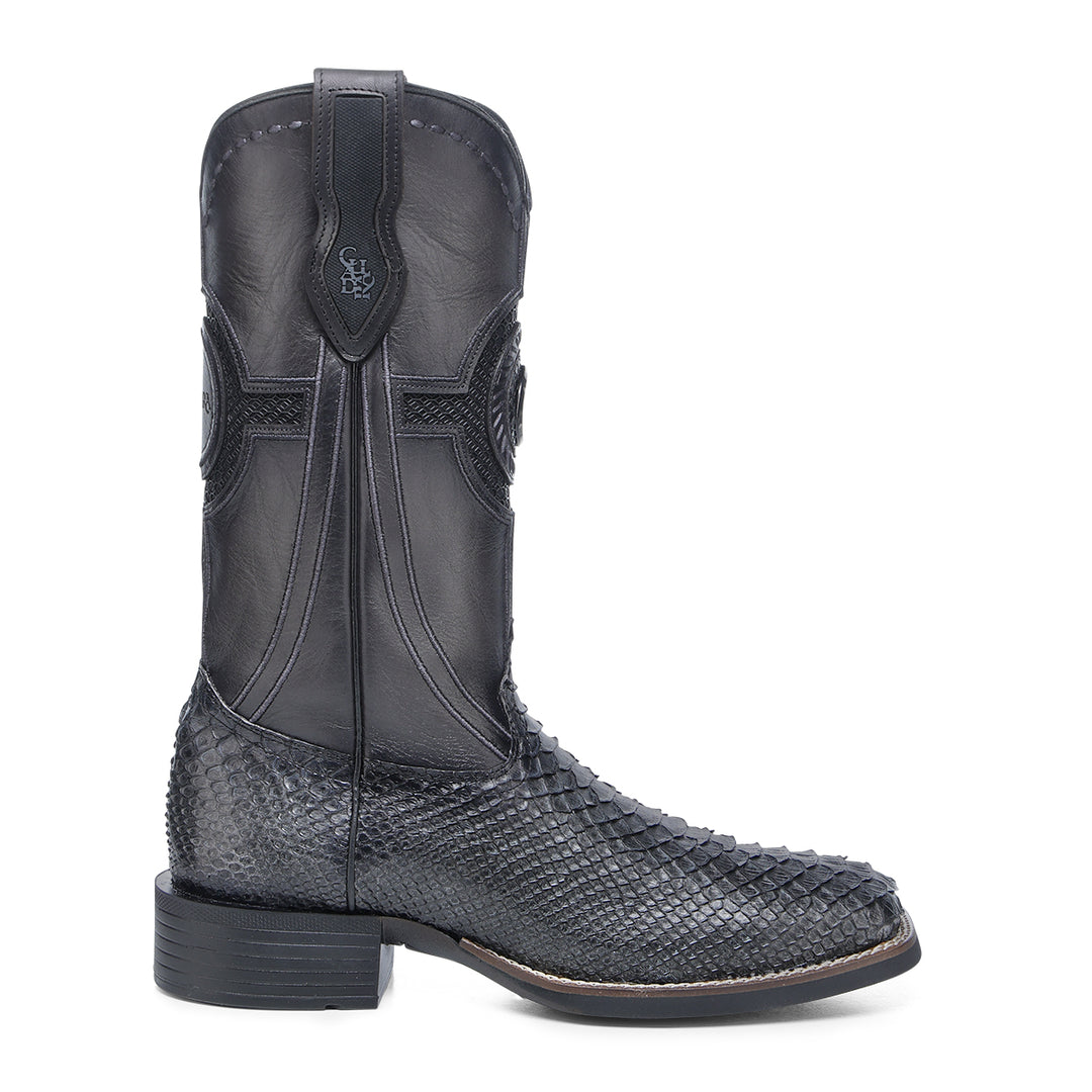 GREY PYTHON EMBROIDERY CU977