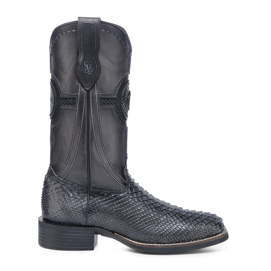 GREY PYTHON EMBROIDERY CU977