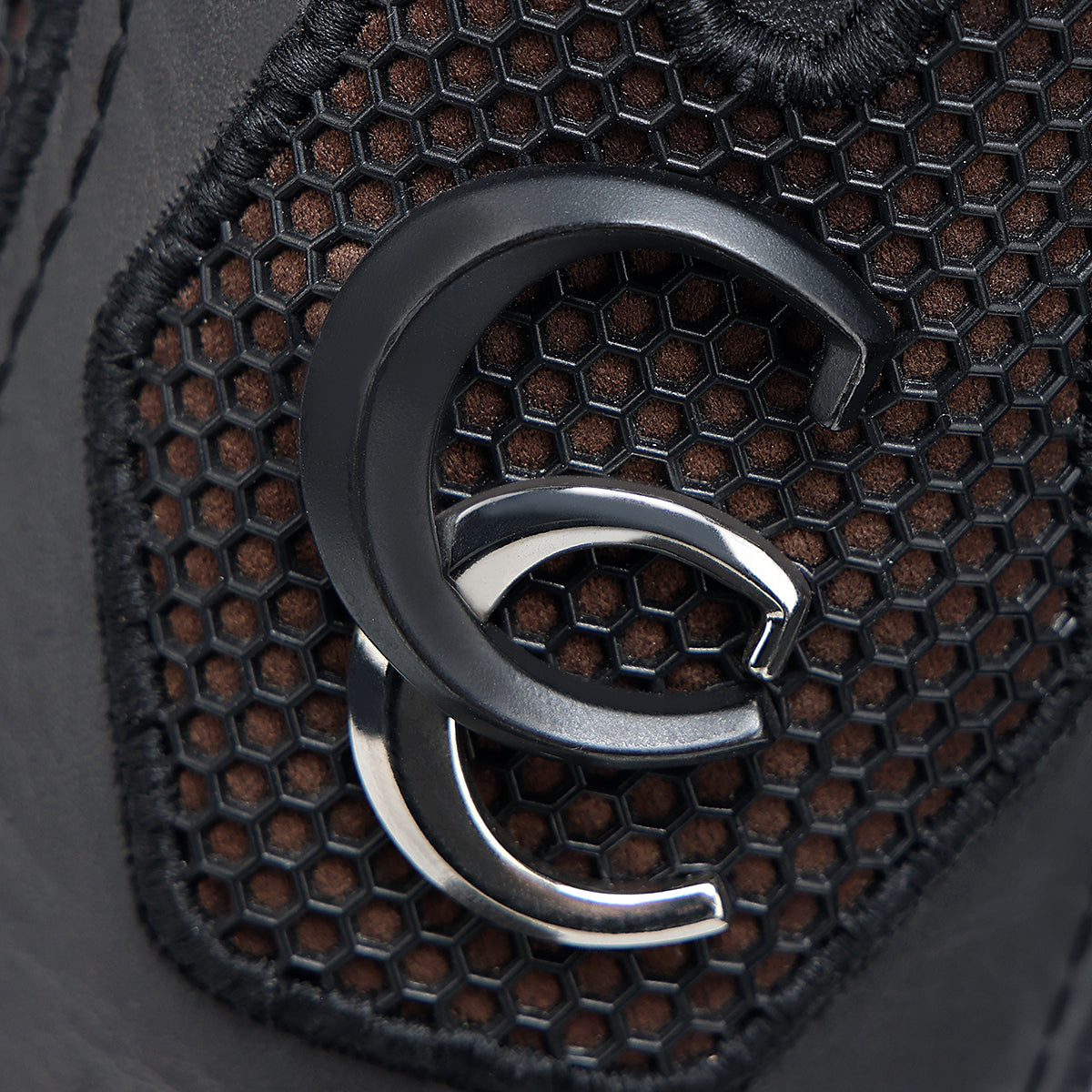 Oxford & Brown Laser & Embroidery & Studs Square Toe